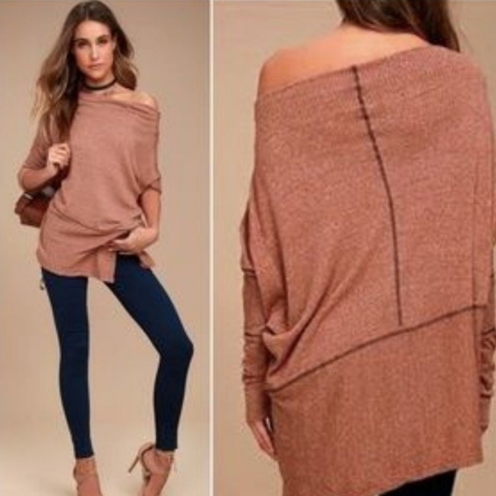 Free people rust tunic top XS